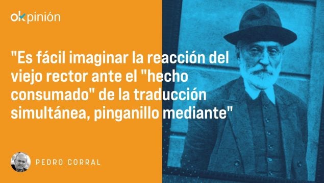 Pinganillo, Miguel de Unamuno
