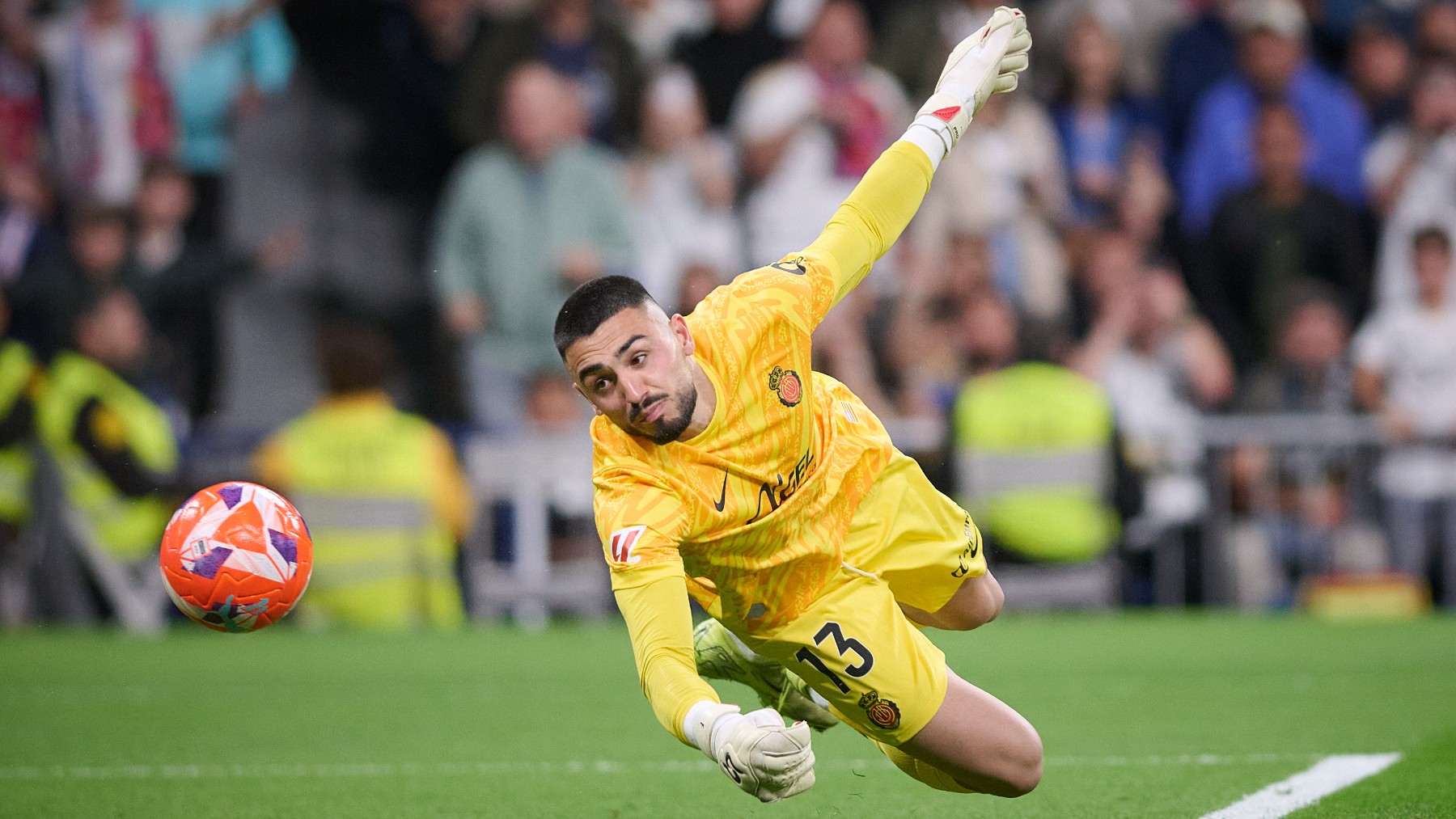 Leo Román, durante un partido.