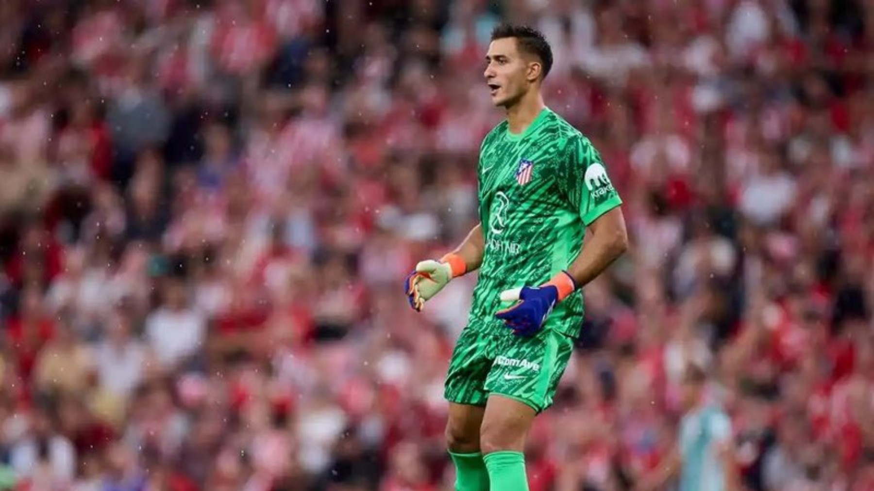Musso, con el Atlético.