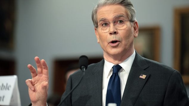 El secretario del Tesoro de EEUU, Scott Bessent. (Getty Images)