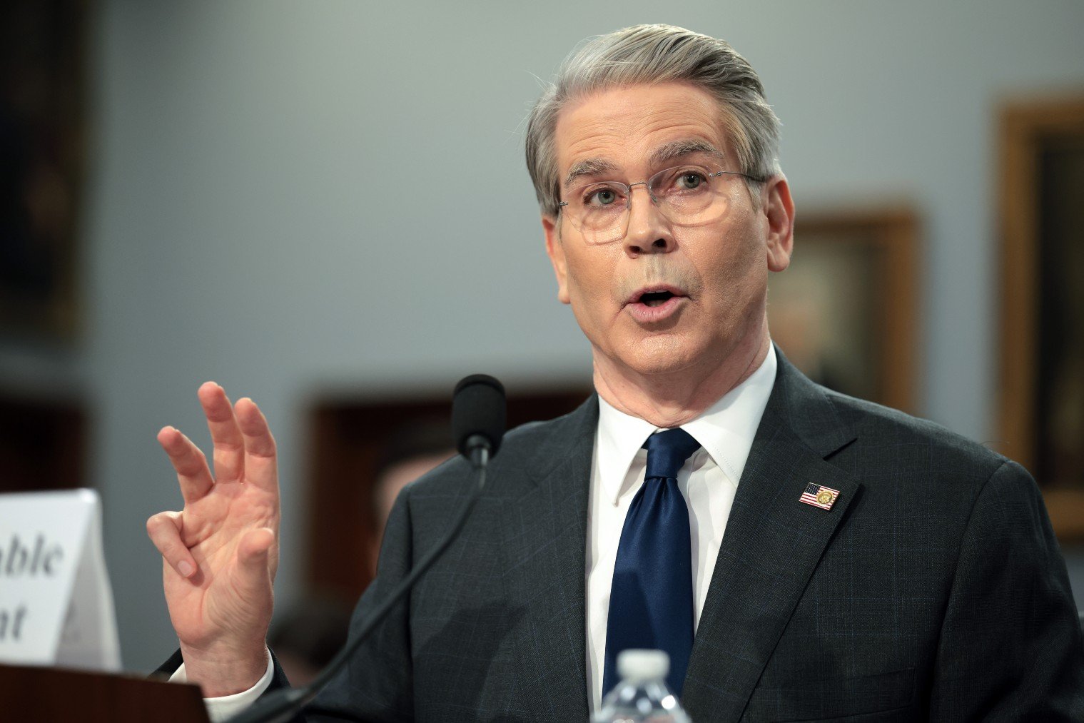 El secretario del Tesoro de EEUU, Scott Bessent. (Getty Images)