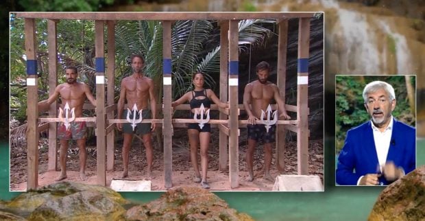 Ceremonia de salvación en 'Supervivientes 2025'. (Mediaset)