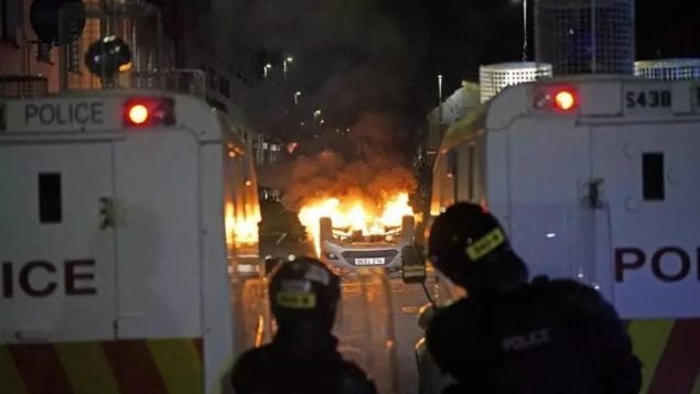 Irlanda del Norte, disturbios, protestas, inmigración, violación, agresión sexual, inmigrantes, Reino Unido, Ballymena, Belfast