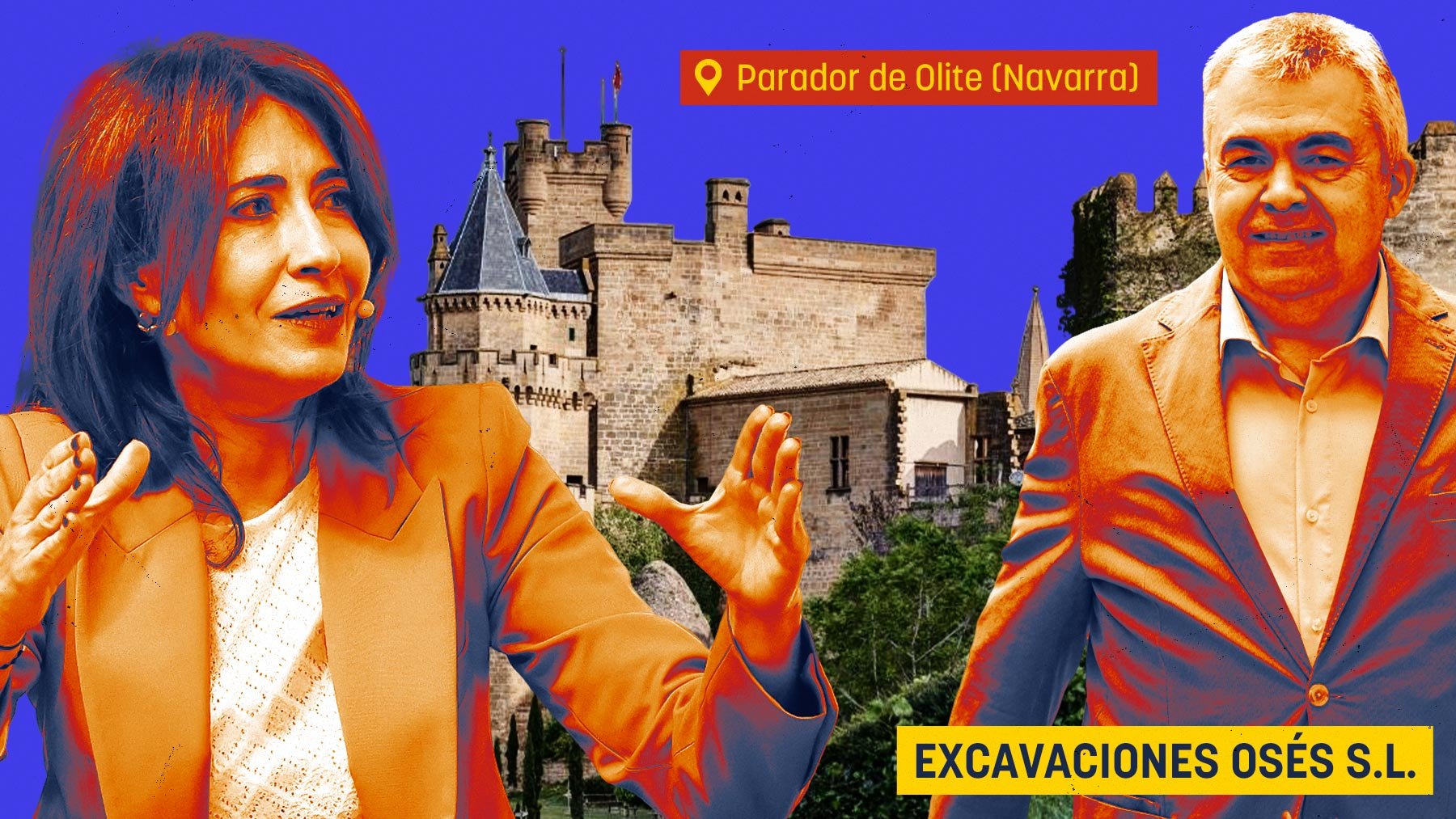 Raquel Sánchez y Santos Cerdán.
