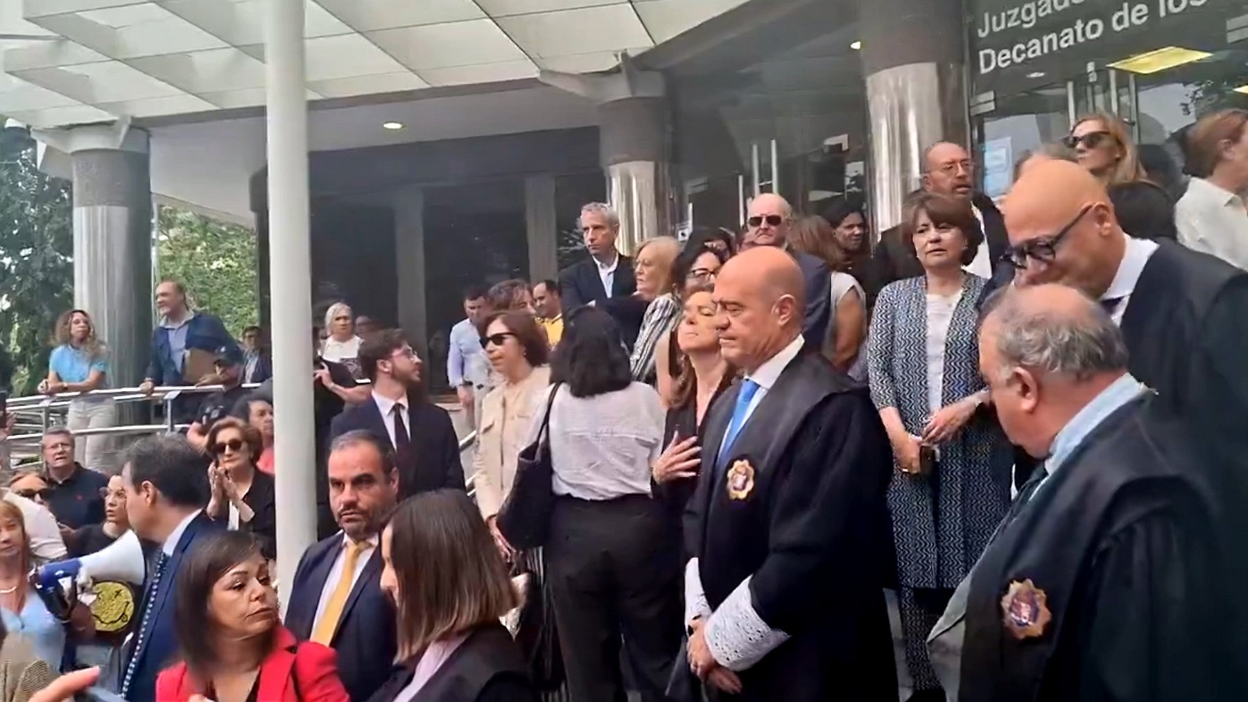 Histórico paro de jueces y fiscales contra la reforma de Sánchez que ataca «la salud democrática»