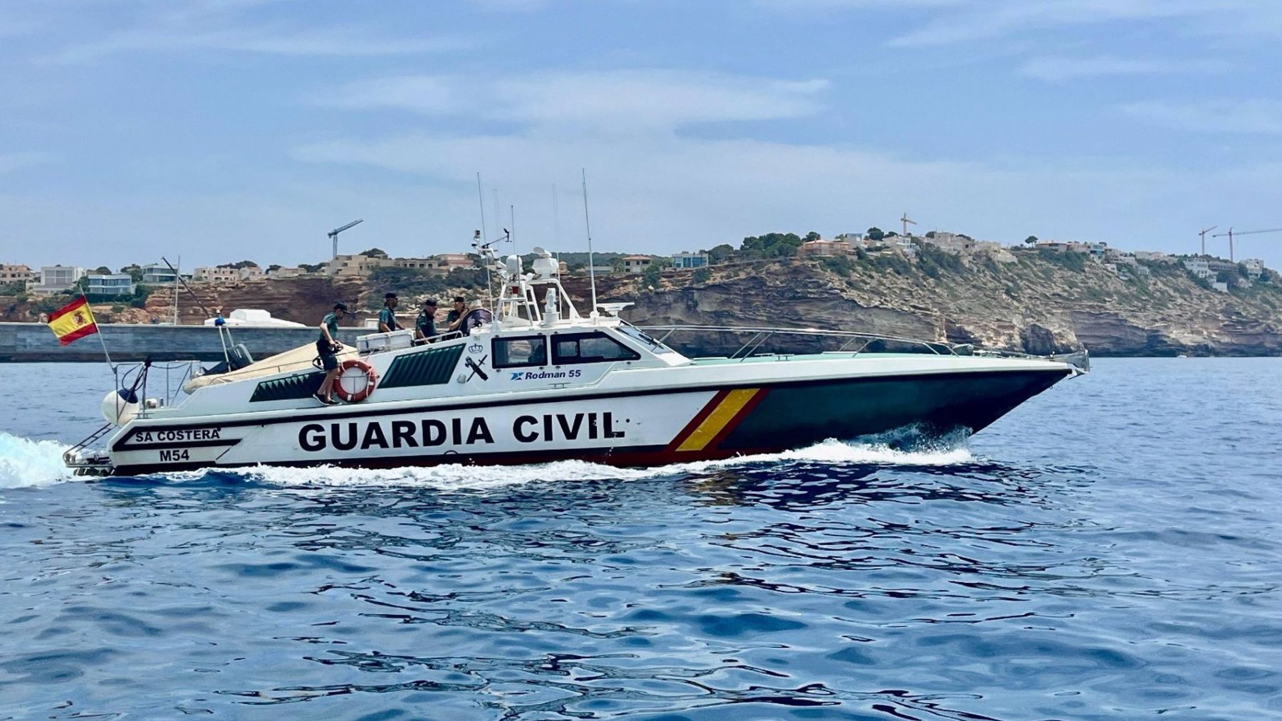 Una embarcación de la Guardia Civil.