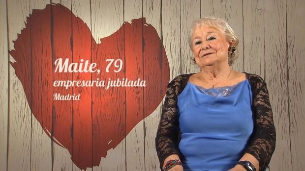 Maite, participante de 'First Dates'. (Mediaset)