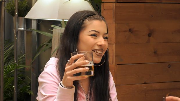 Andrea en First Dates. (Mediaset)