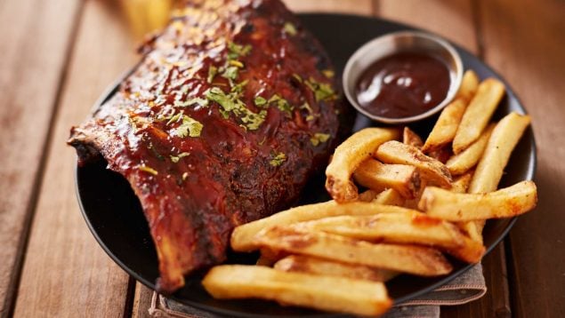 Costillas bbq