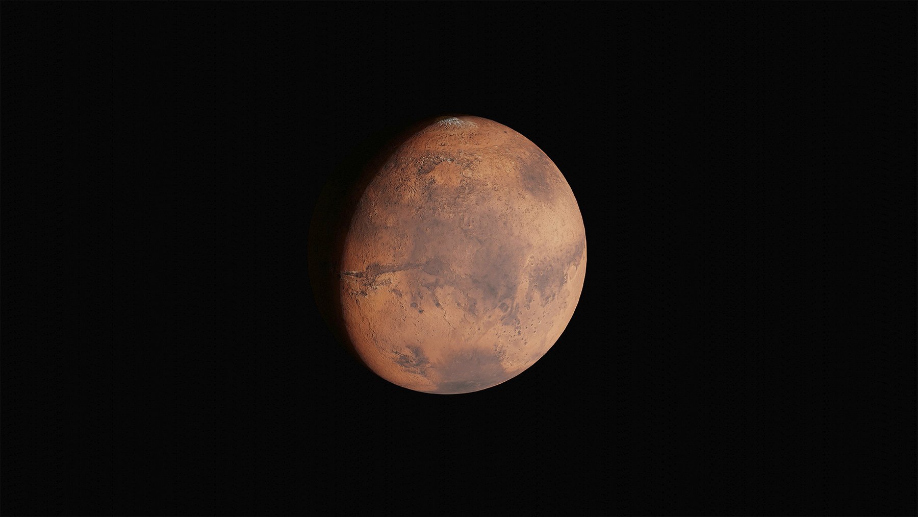 Imagen de Marte. Foto: Pexels.