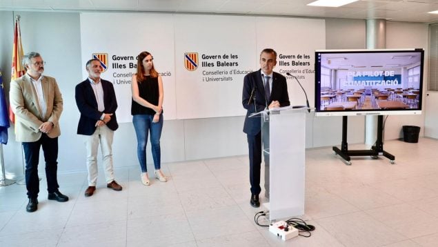 colegios Baleares climatización Conselleria