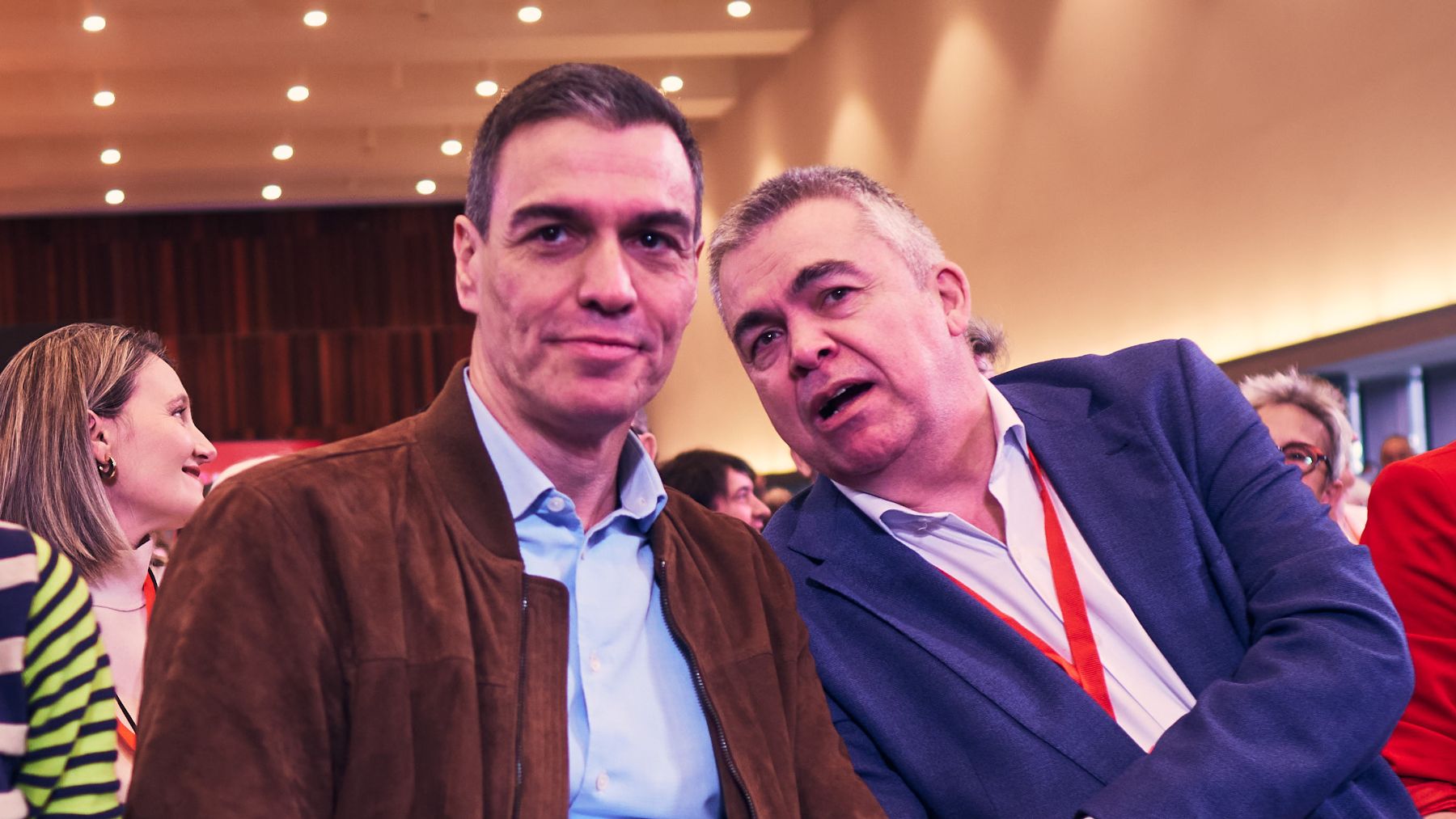 Pedro Sánchez y Santos Cerdán. (EP)