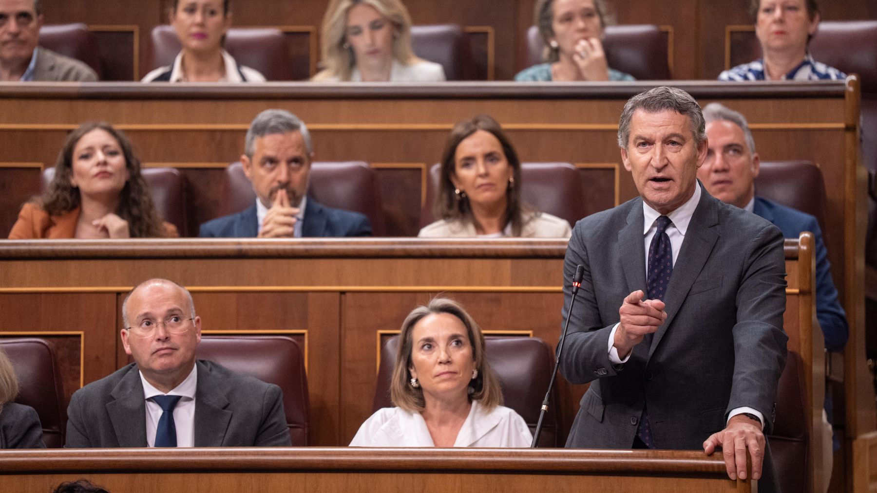 El presidente del PP, Alberto Núñez Feijóo. (EP)