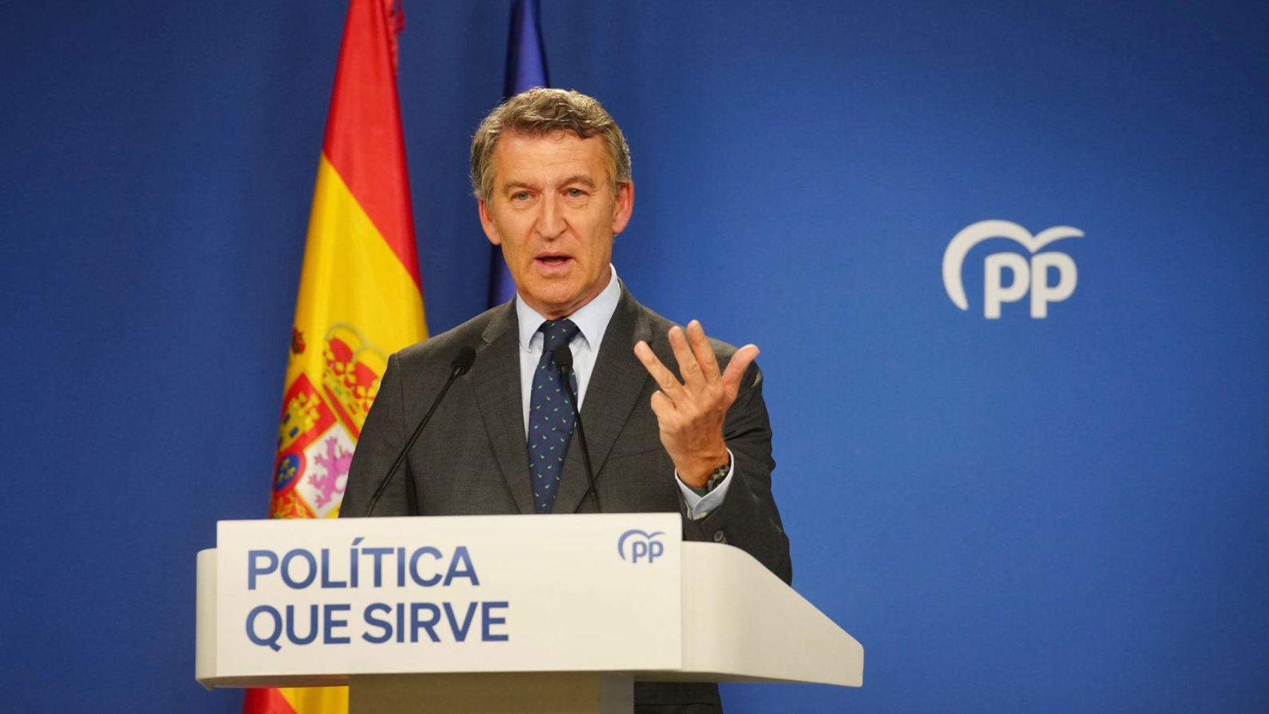 Alberto Núñez Feijóo, presidente del PP. (PP)
