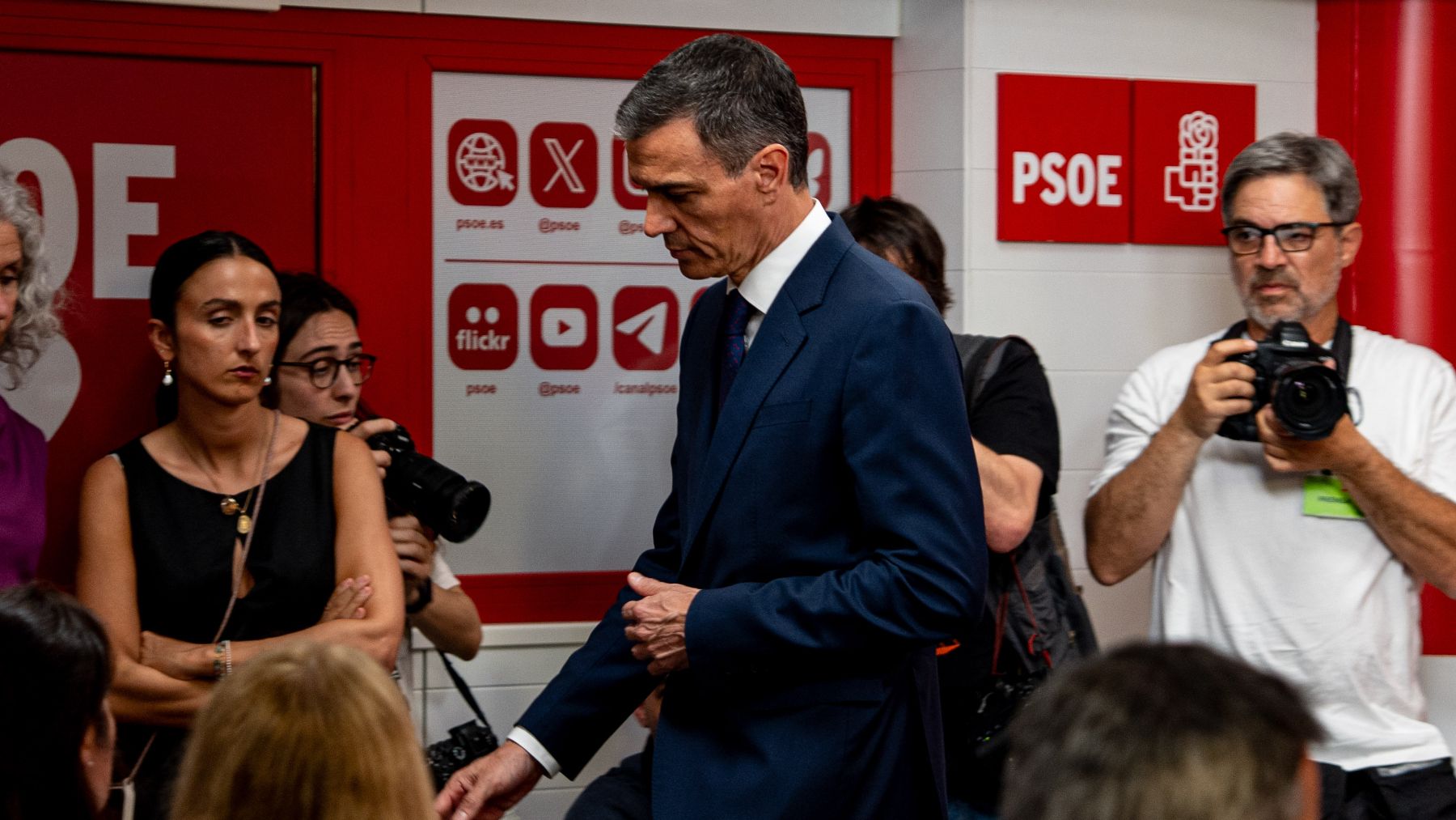 Pedro Sánchez este jueves.