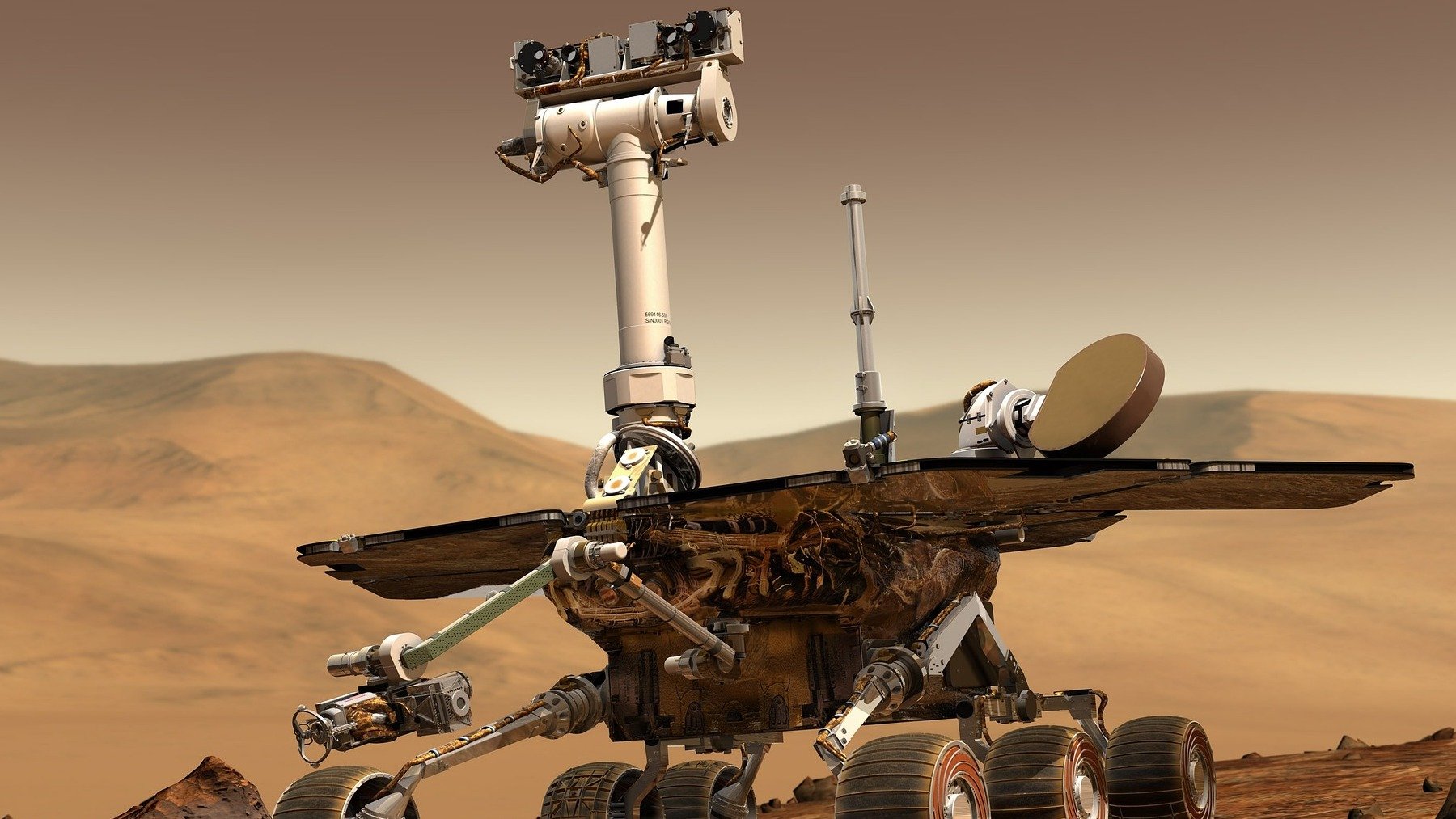 Robot en Marte.