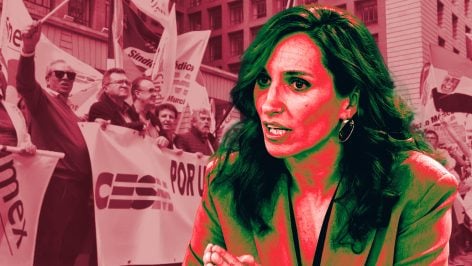 La ministra de Sanidad, Mónica García.