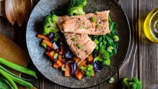Receta saludable de salmón