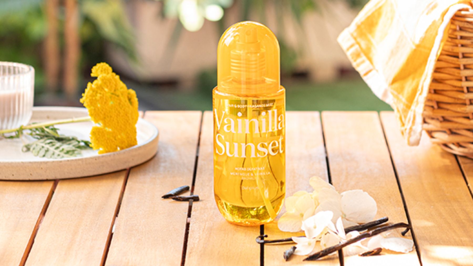 Body Mist Sunset Vainilla de Mercadona.