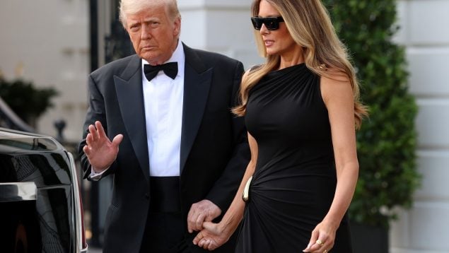 El presidente de Estados Unidos, Donald Trump en el Kennedy Center, 11 de junio. (Getty).