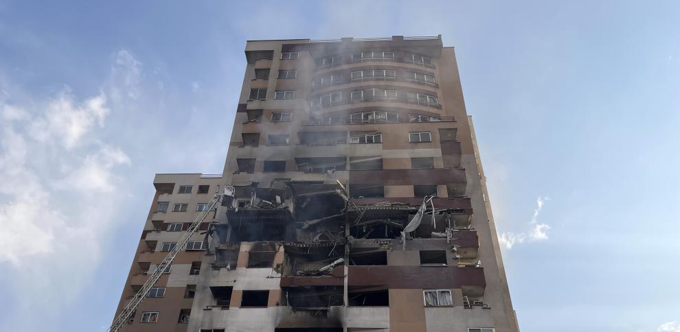 Irán responde al ataque de Israel lanzando drones. (EFE)