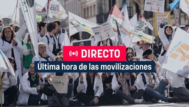 Huelga de médicos contra el Estatuto Marco de Sanidad, en directo: última hora de las protestas en vivo