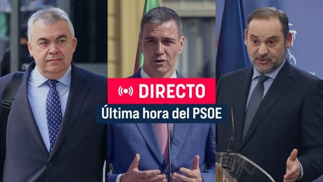 Última hora del PSOE en directo, Pedro Sánchez, Santos Cerdán,