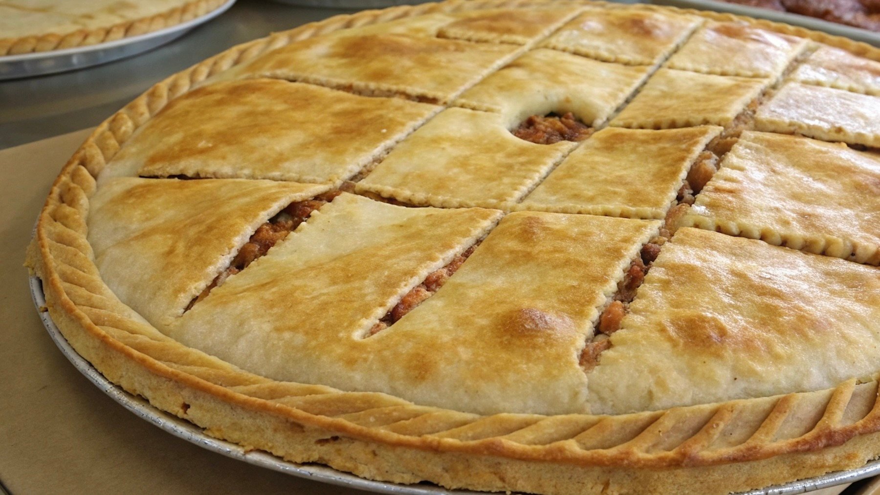 Recreación de una empanada.