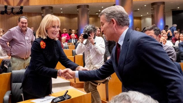 esperanza aguirre, Feijóo moción de censura