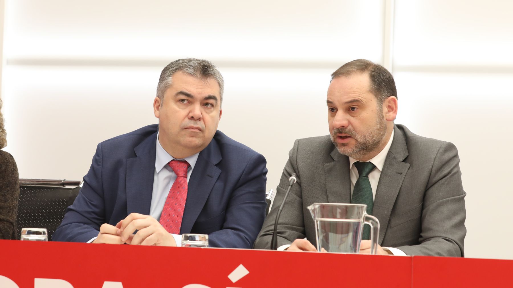 Santos Cerdán y José Luis Ábalos.