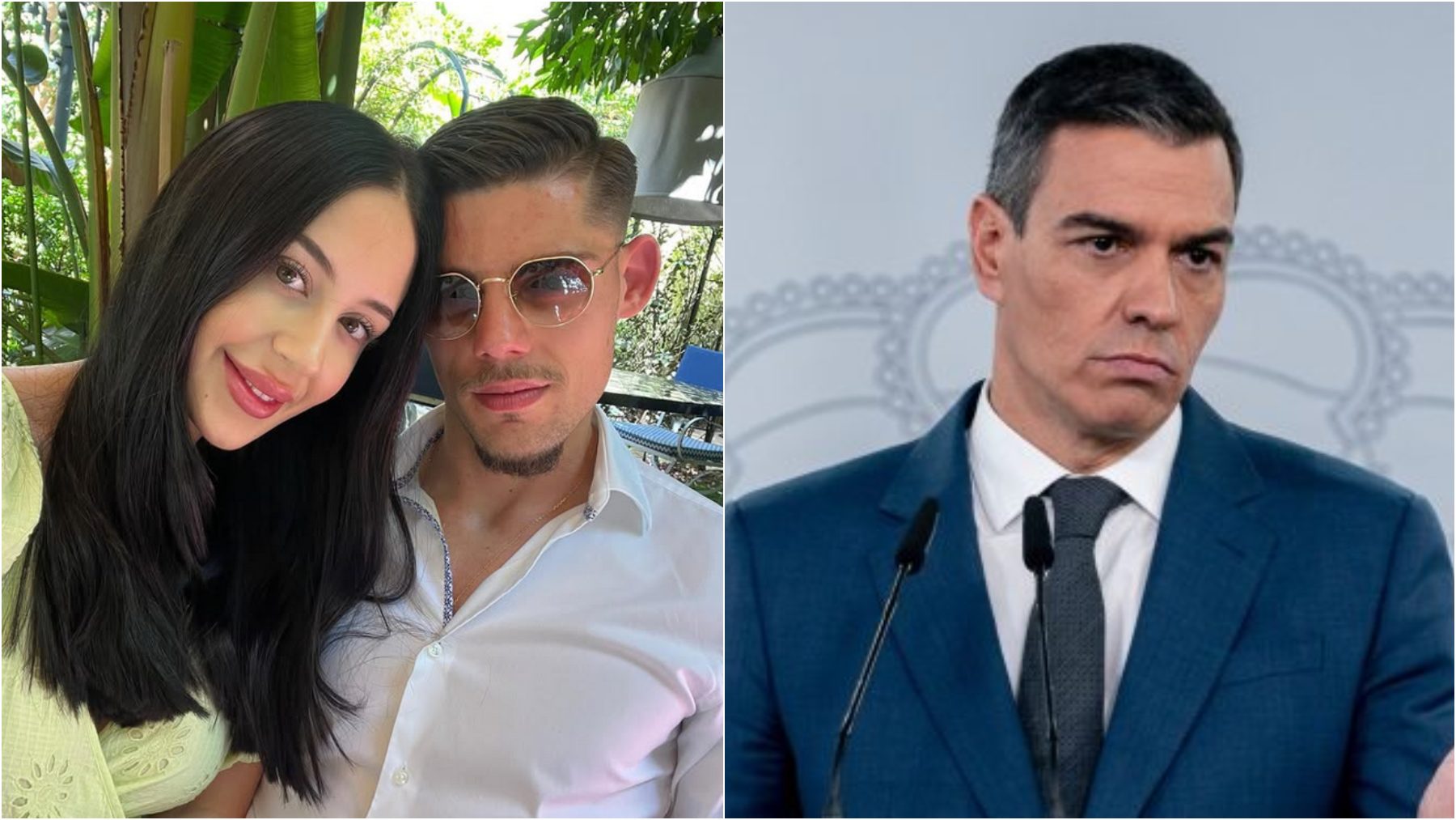 Marta Bermúdez, Javi Montero y Pedro Sánchez.