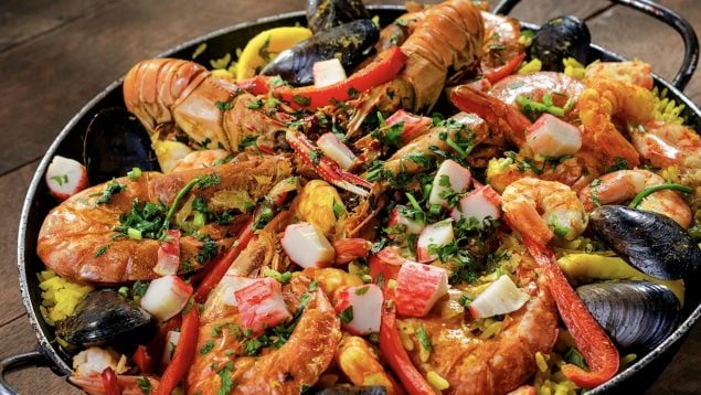 Paella, comida, cocina, gastronomía