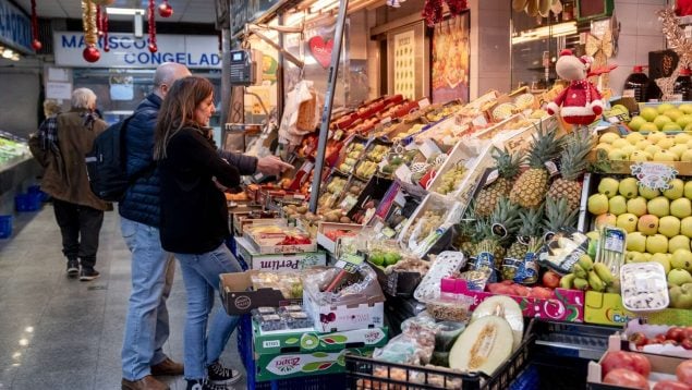 Un mercado en Madrid. (Europa Press)
