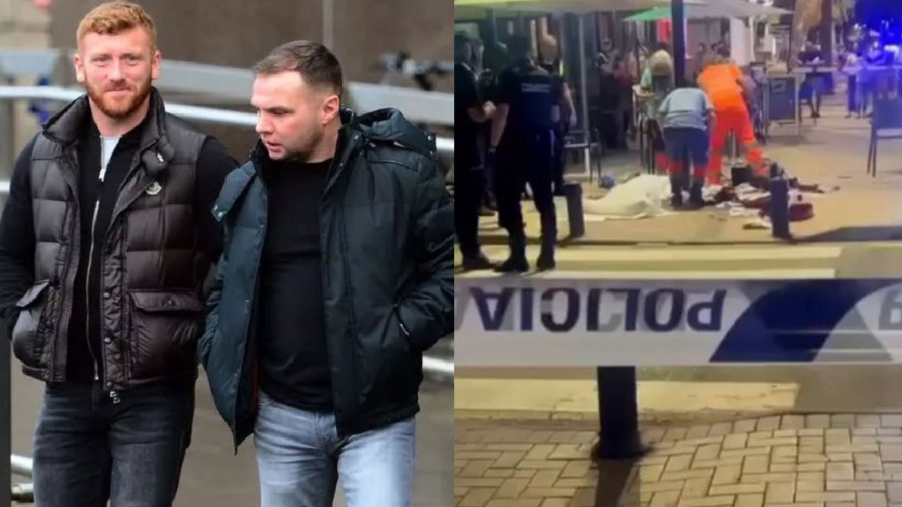 Los dos mafiosos escoceses asesinados en el tiroteo de Fuengirola.