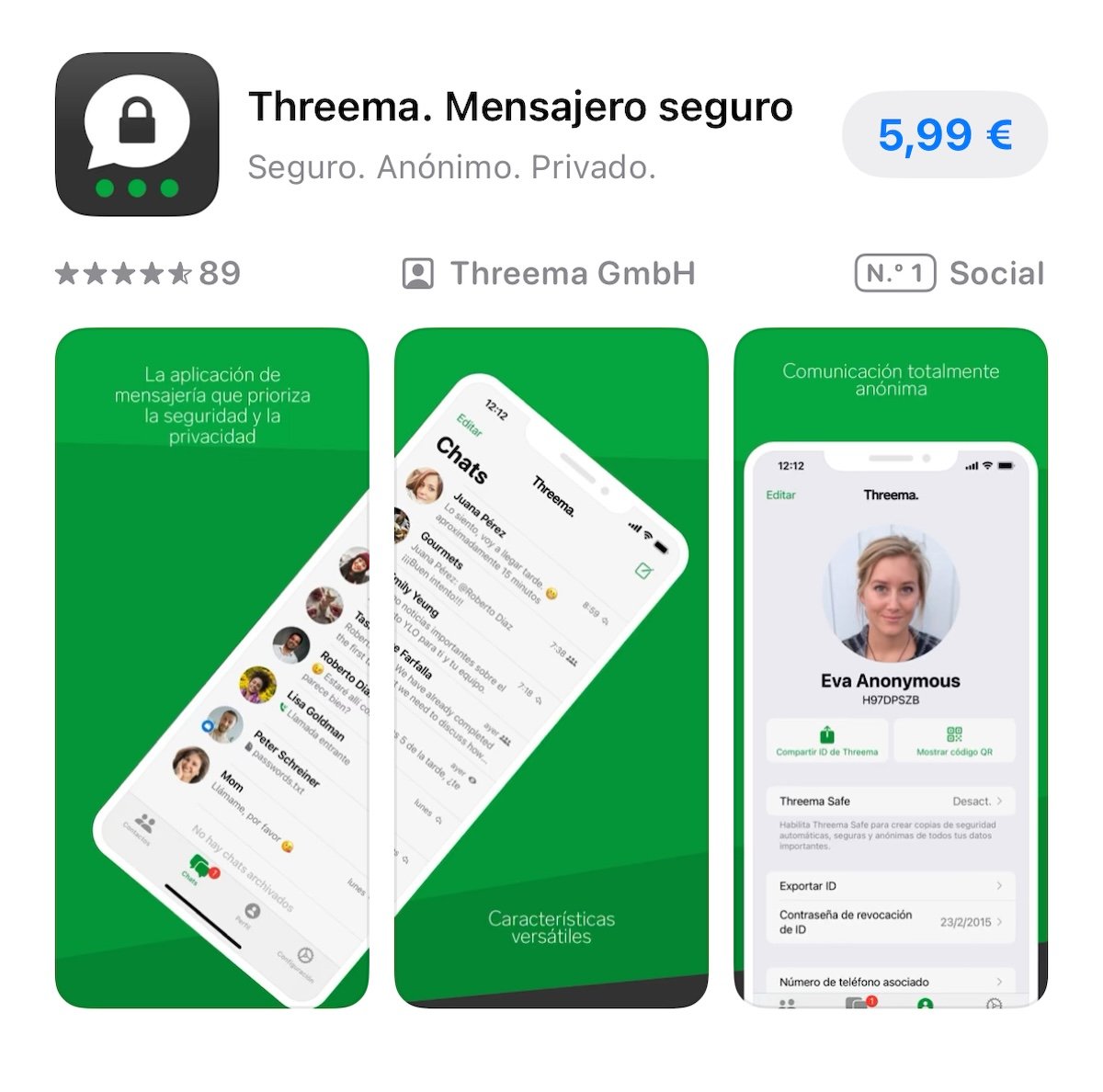 apps mensajería