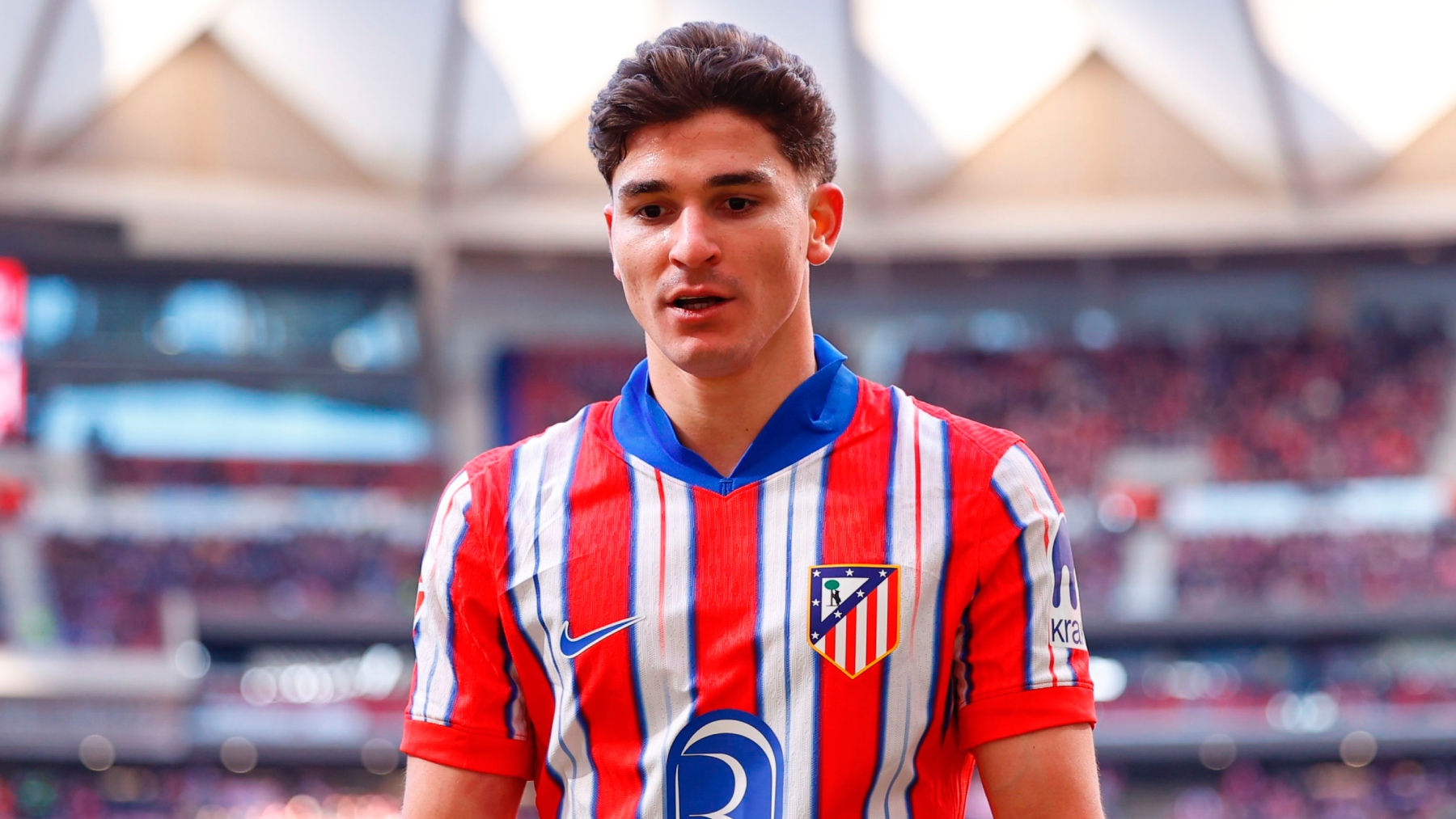 Julián Álvarez, esta pasada temporada con el Atlético de Madrid. (EFE)