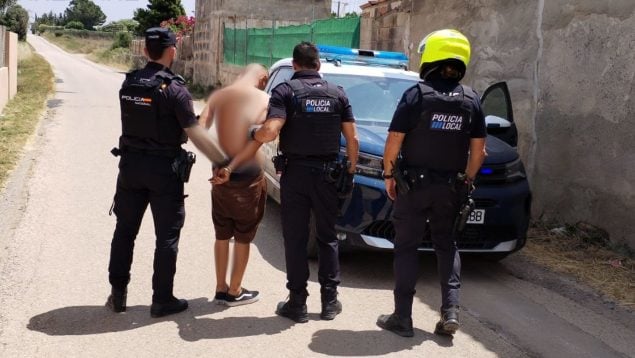 Manacor katanas detenido amenazas familiar