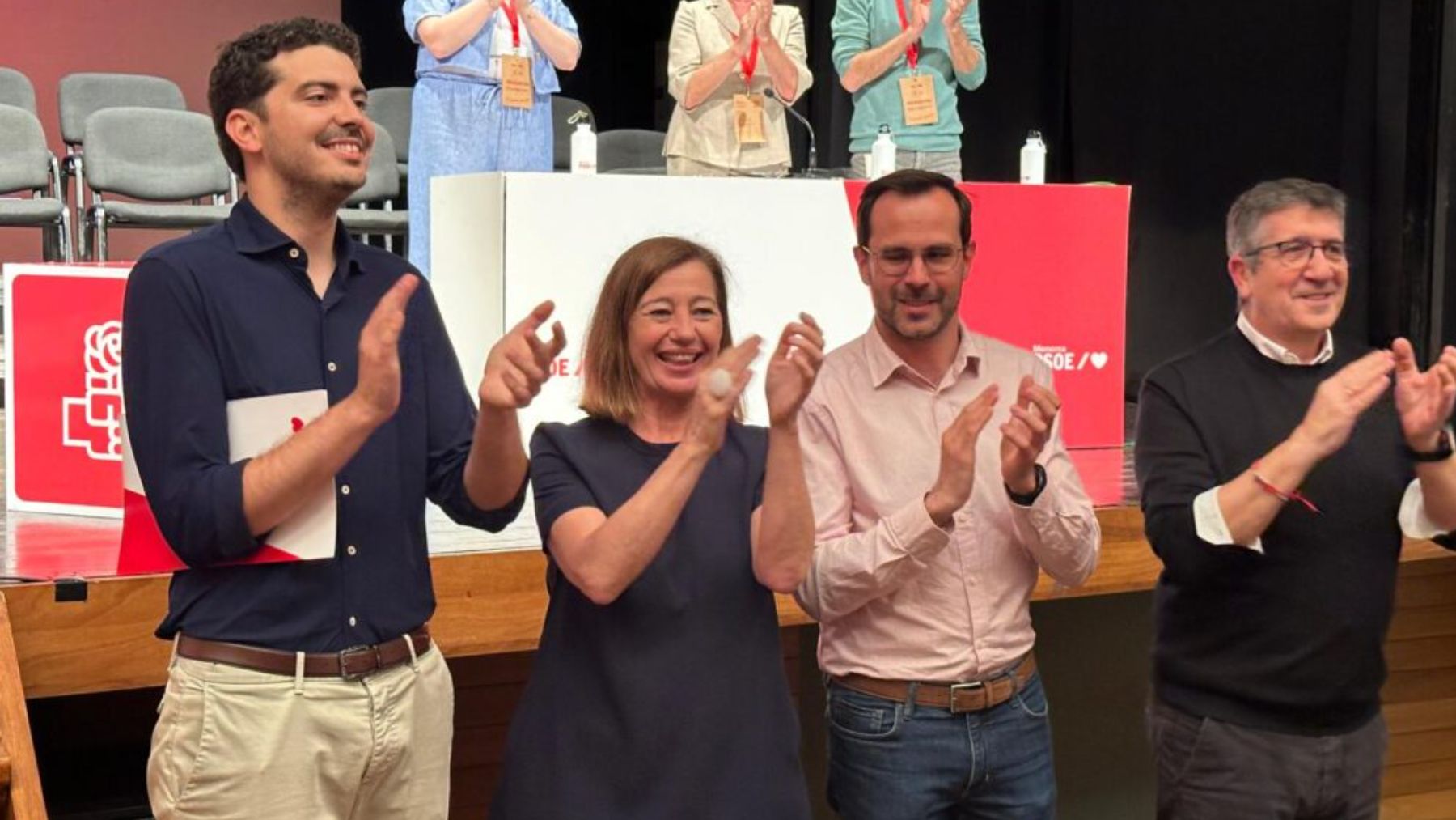 Francina Armengol, en un acto reciente del PSOE en Menorca.