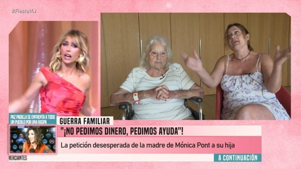 Emma García entrevista a la madre y la hermana de Mónica Pont (Mediaset).