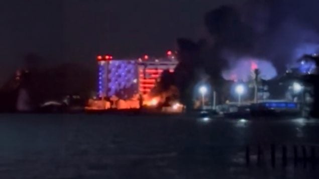 incendio playa d'en Bossa Ibiza