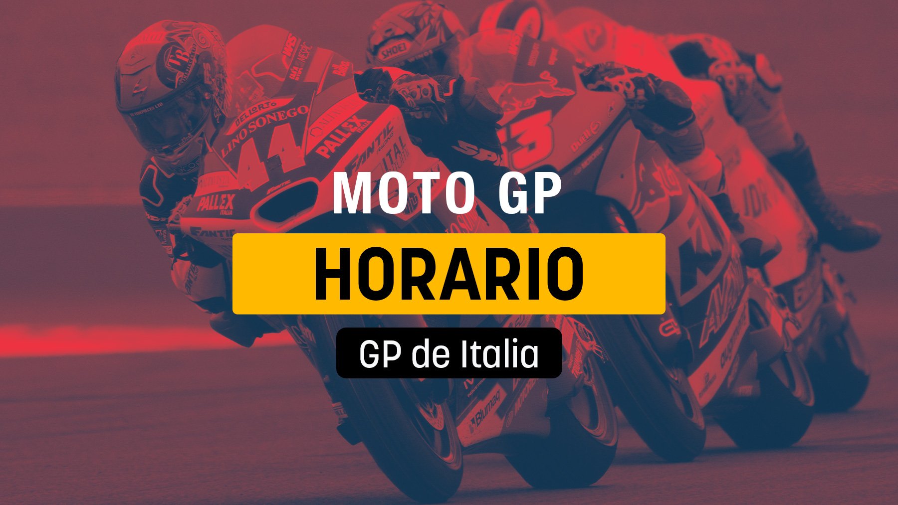 Horario del GP de Italia de MotoGP y dónde ver en directo por TV y online en vivo la carrera en Mugello.