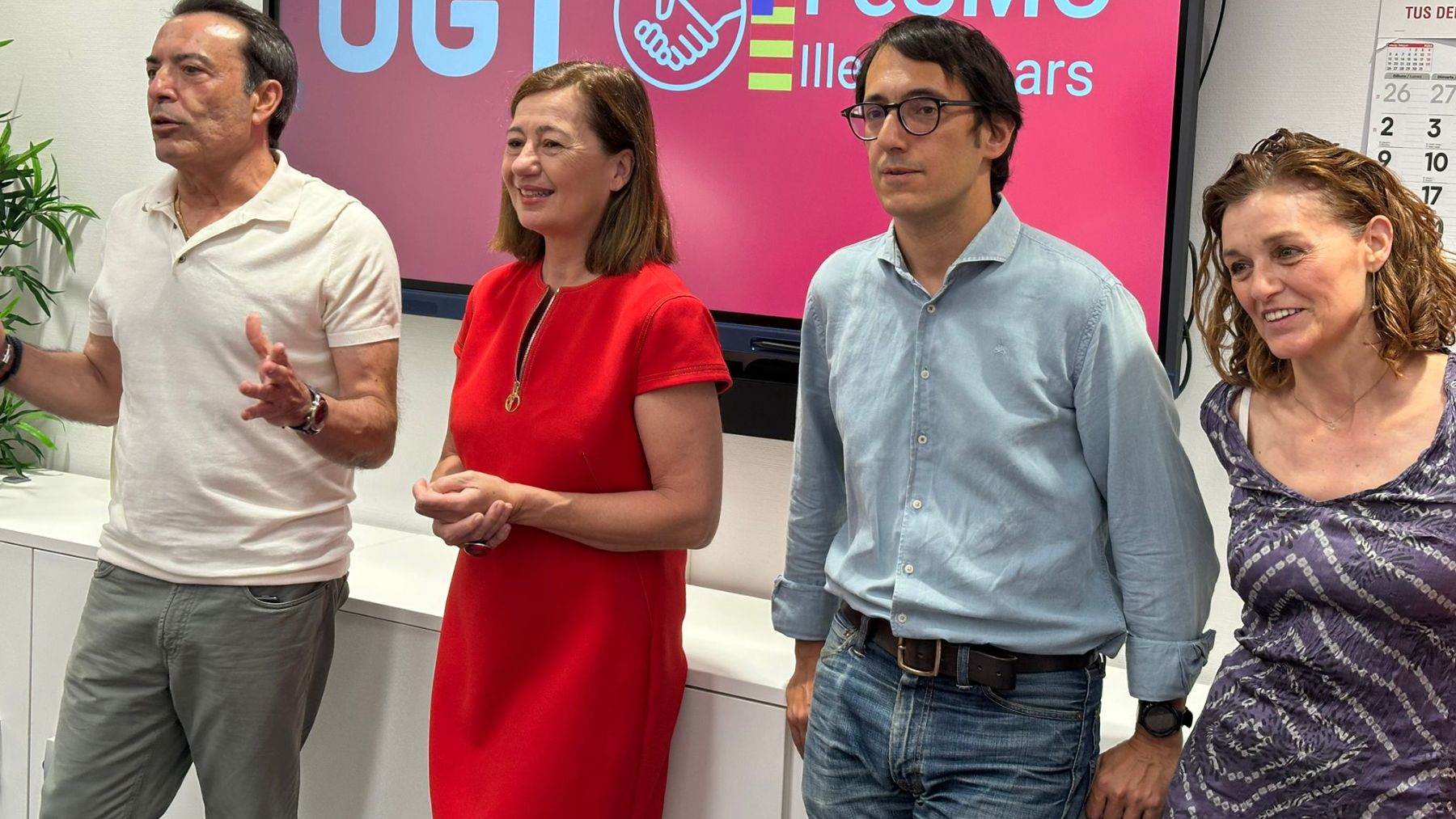 Armengol y Negueruela en un acto reciente.