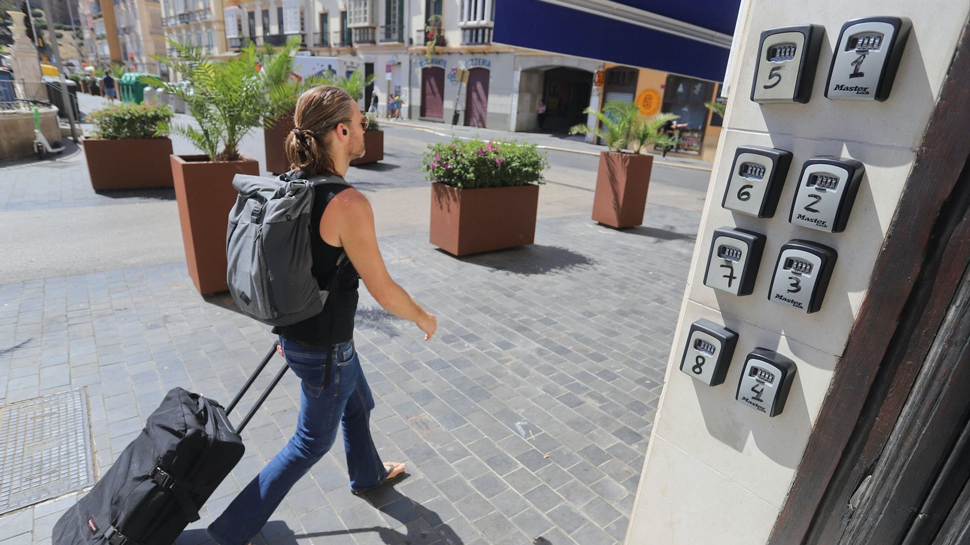 Una turista.