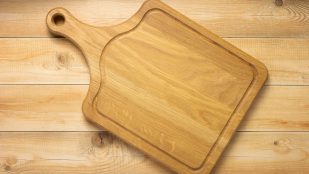 Utensilios de madera en la cocina