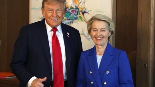 Von der Leyen Trump, aranceles G7