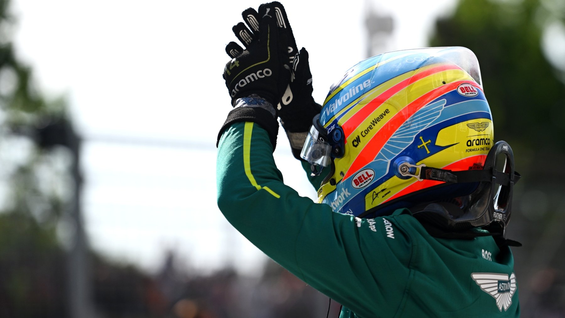 Fernando Alonso en el GP de Canadá. (Getty)