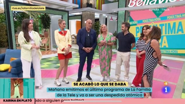 La familia de la tele