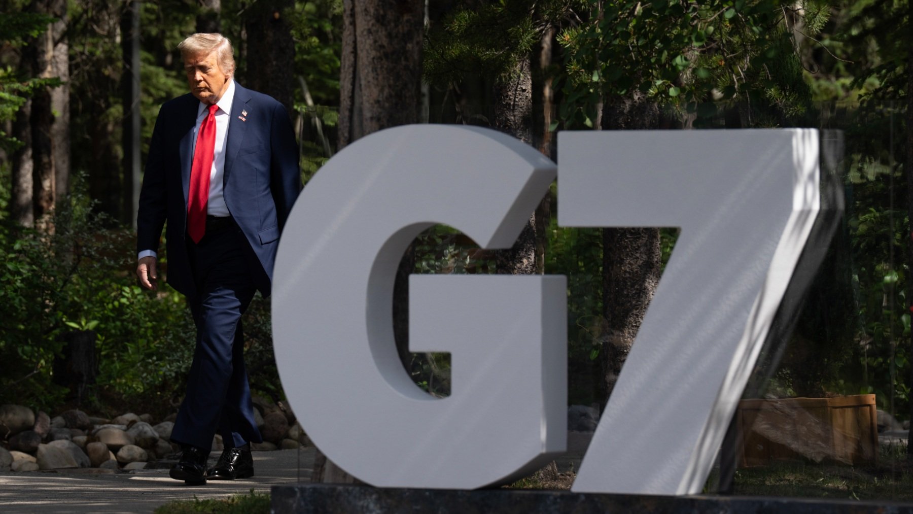Trump en el G7. (EP)