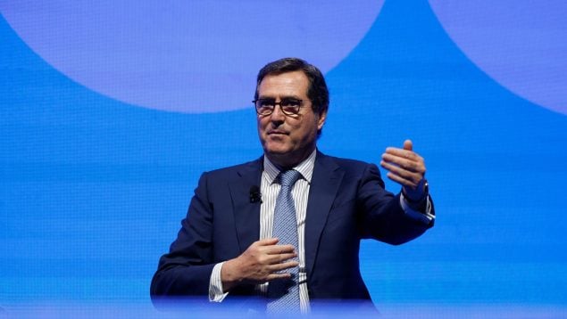 El presidente de la CEOE, Antonio Garamendi, en Málaga. EFE
