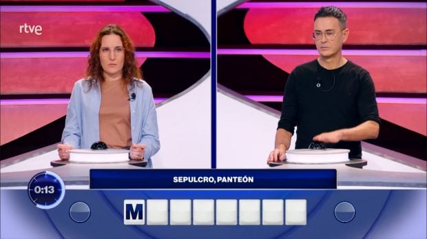 José Antonio consiguió la llave en Cifras y letras. (RTVE)